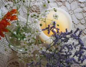 Catering Isamar - cetros de mesa y vela