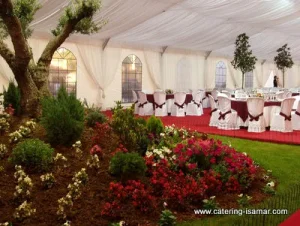 Catering Isamar - con jardín en interior carpa